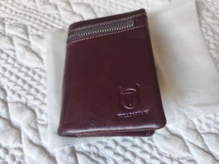 Billetera de piel Bullcaptain