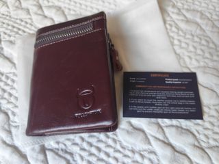 Billetera de piel Bullcaptain