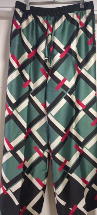 Pantalón Zara Geométrico