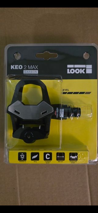 Pedales LOOK KEO 2 MAX Carbon mas bote cera x-xace