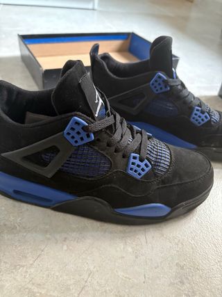 Jordan 4 Blue Thunder Negro/Azul
