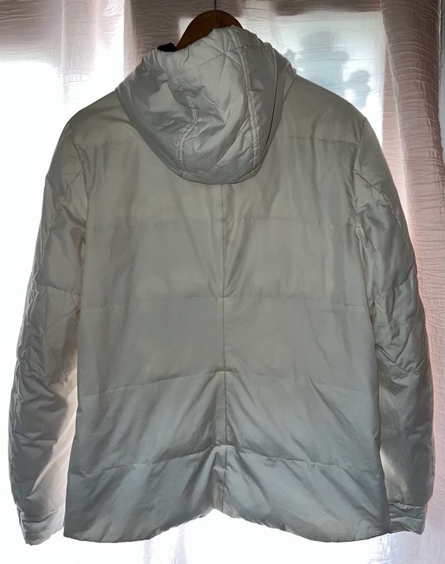 Abrigo plumas blanco