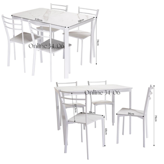 De Ocasión!!! Mesa de comedor y 4 sillas