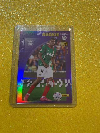 Cromo de Fútbol Samu Rookie