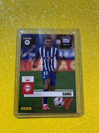 Cromo de Fútbol Samu Rookie