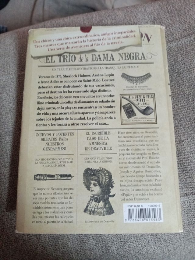 El trío de la Dama Negra: Sherlock, Lupin y yo 1