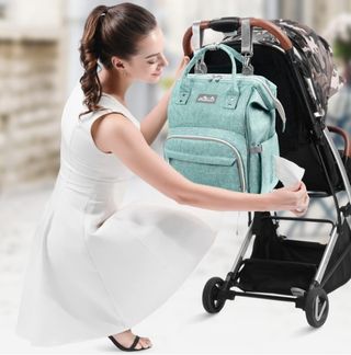 Mochila Pañalera de bebé Viedouce Roja