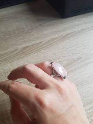 Anillo Cuarzo Rosa 