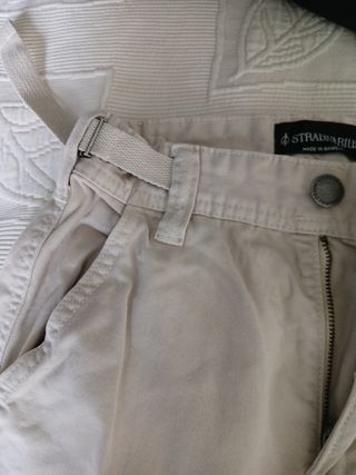 Pantalón cargo beige