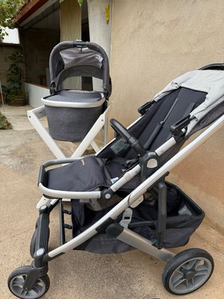 Pack Cochecito Bebé Completo Gris