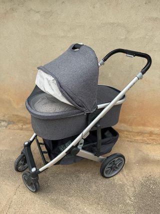 Pack Cochecito Bebé Completo Gris