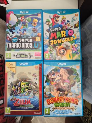 Pacchetto 4 videogiochi per Nintendo Wii U