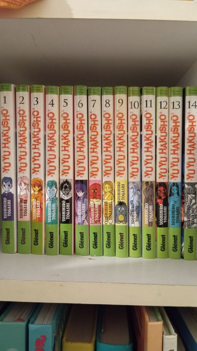 Yu Yu Hakusho del 1 al 13 (excepto volumen 9).