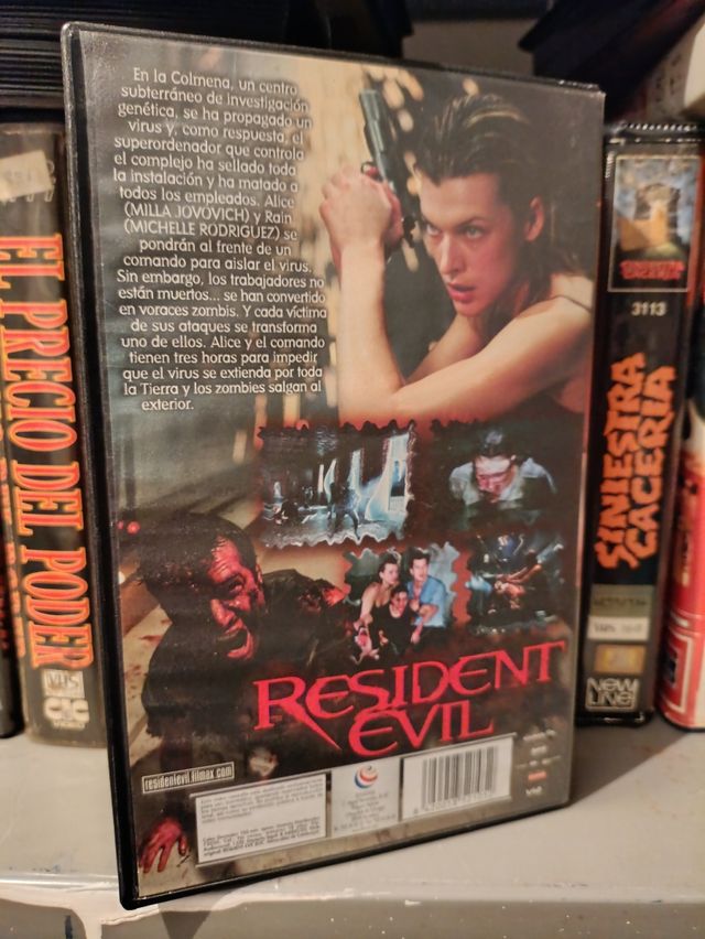 Resident Evil VHS Película Terror Español