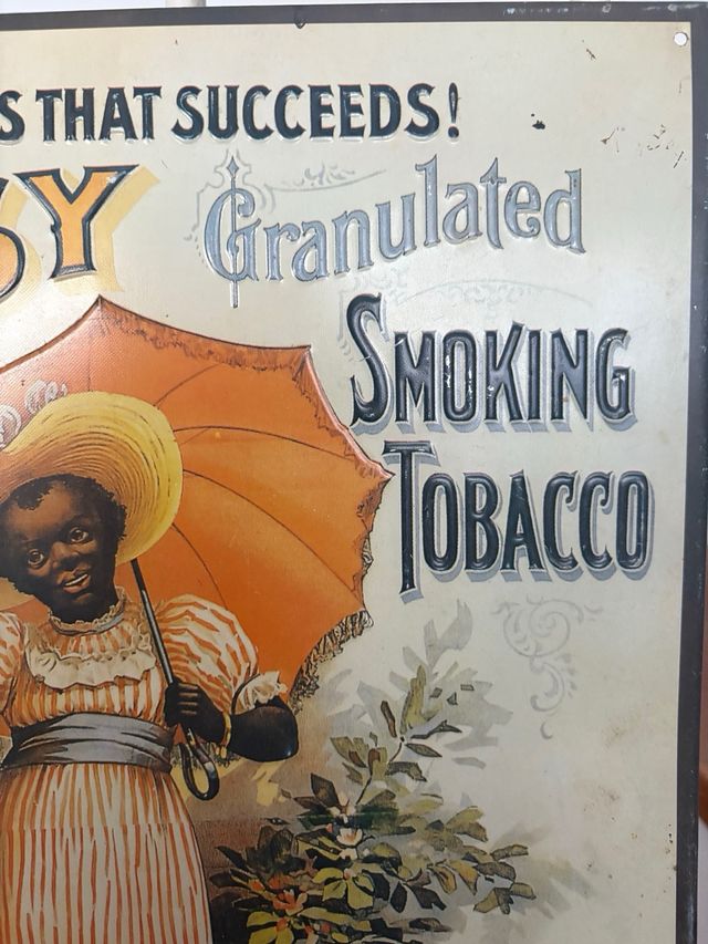 Poster vintage di tabacco da fumo granulato Topsy