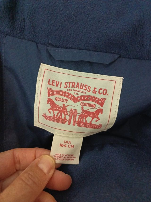 Plumífero Levi's Azul Marino