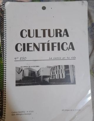 Libro de cultura científica, 4 de la eso