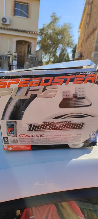 Volante y Pedales Fanatec PS2 Need for Speed