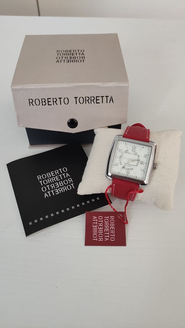 Reloj Roberto Torretta Mujer Correa Roja