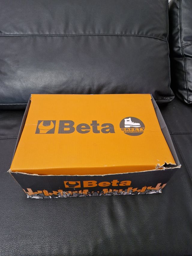 Scarpe Beta punta di ferro arancioni