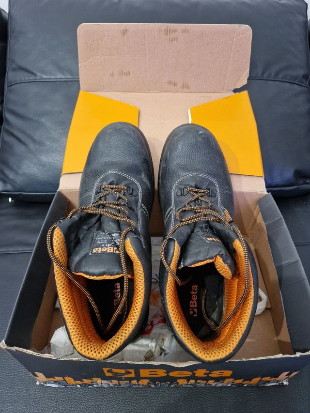 Scarpe Beta punta di ferro arancioni