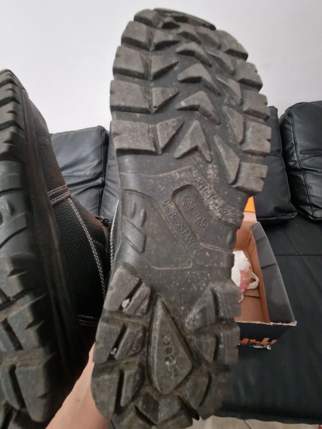 Scarpe Beta punta di ferro arancioni