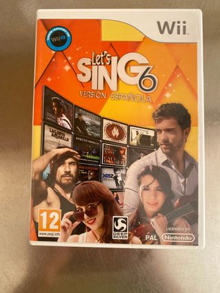 Videogioco per Wii Let's Sing 6 Spanish