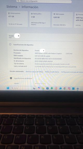 Ordenador portátil Lenovo  Ideapad 3 