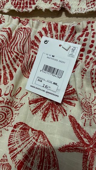 Conjunto Top y Falda Veraniego