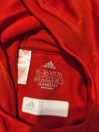 Sudadera Adidas Roja Talla S