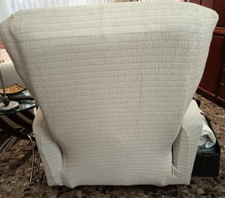 Sillón reclinable individual beige