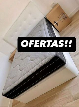 Canape blanco 150x190