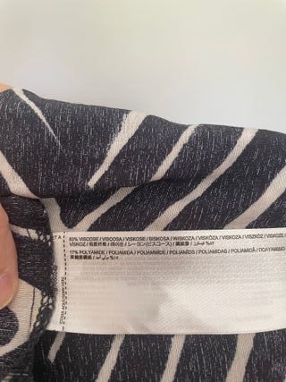 Vestido "Mango" camisero estampado