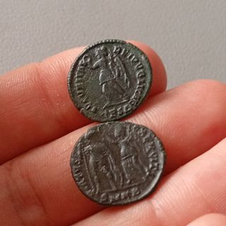 Espectacular Lote 2 monedas romanas 
