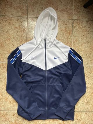 Chaqueta Nike Azul y Blanca