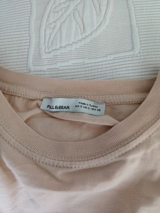 Camiseta azul con estampado de fases lunares