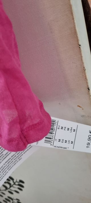 Maglietta in cotone rosa