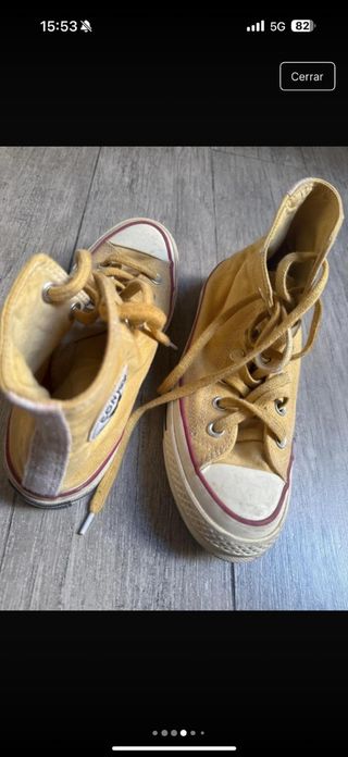 Zapatillas Converse Amarillas