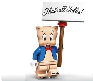 Lego Looney Tunes Porky Pig Minifigura
