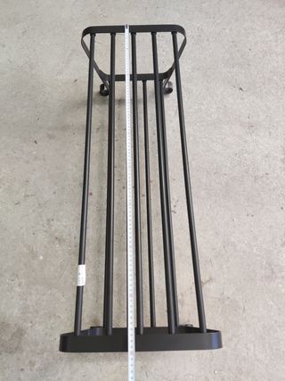 Zapatero Ikea Negro Metal