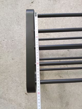 Zapatero Ikea Negro Metal