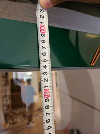 Puerta aluminio y cristal