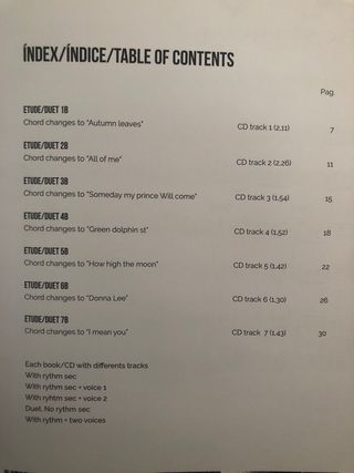 7 Jazz Solos/Duets alto sax intermediate level