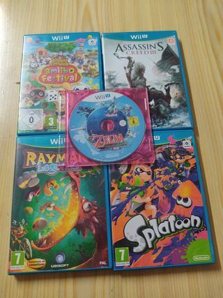 Pacchetto 4 giochi per Wii U: Splatoon, Rayman Legends, Zel