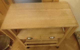 Carro de cocina de madera