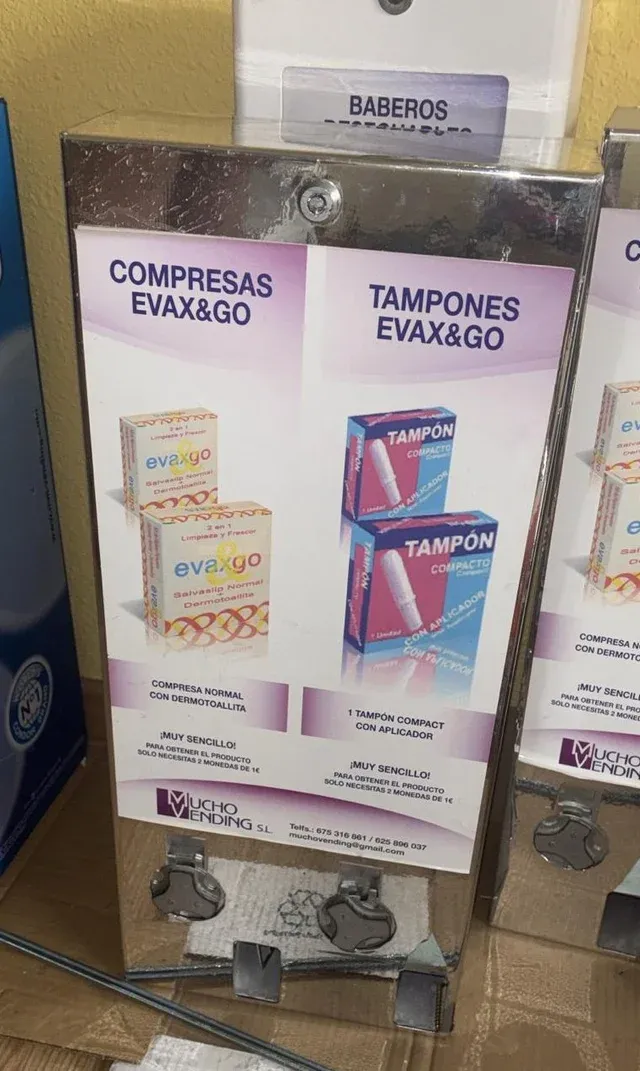 Máquina Mecánica Expendedora Higiene Evax & Go