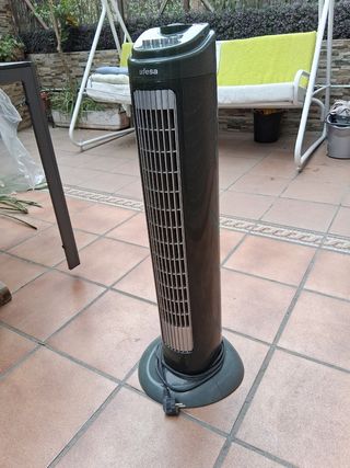 Ventilador Ufesa Verticis Negro