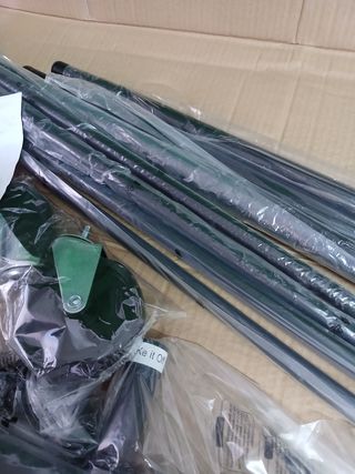 SONGMICS Burro Perchero de Ropa con Ruedas