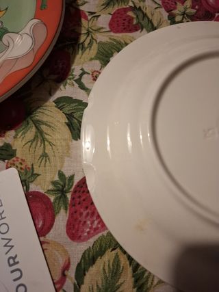 Piatti Disney La Bella e la Bestia vintage