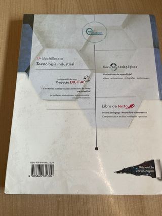 Tecnologia Industrial 1 Bachillerato.